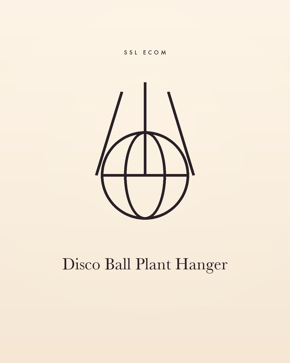 Disco Ball Plant Hanger