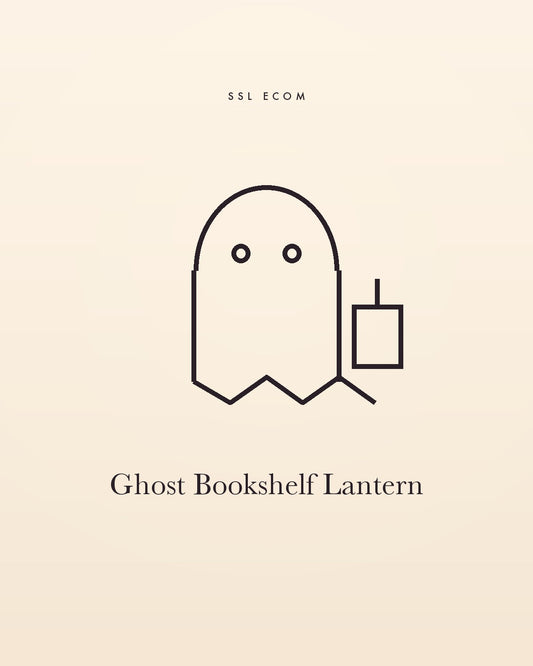 Ghost Bookshelf Lantern