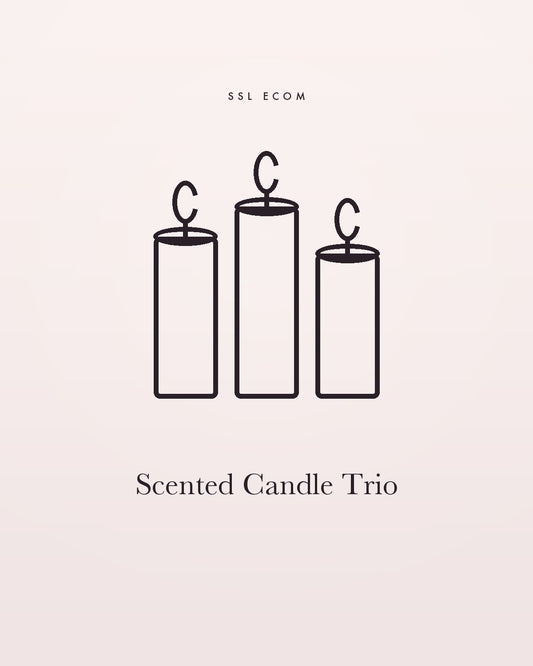 Scented Candle Trio